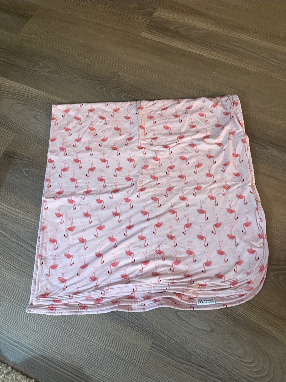 NWOT Emerson and Friends Fancy Flamingos Bamboo Luxury Bamboo Blanket